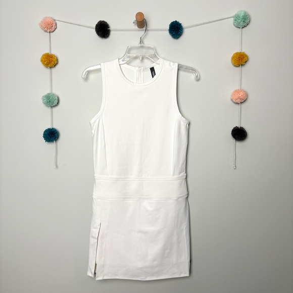 Vuori Topspin Dress in White - Picture 2 of 7